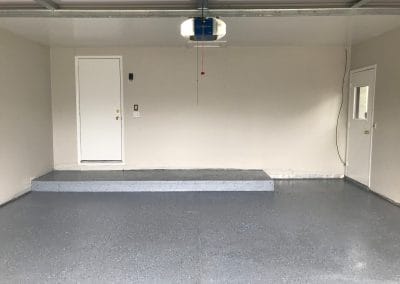paint garage and apply epoxy on floor