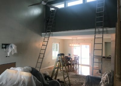 painting windows in great room
