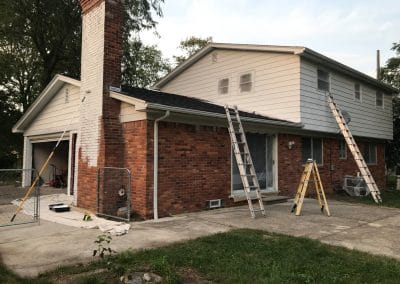 exterior house painting before pic